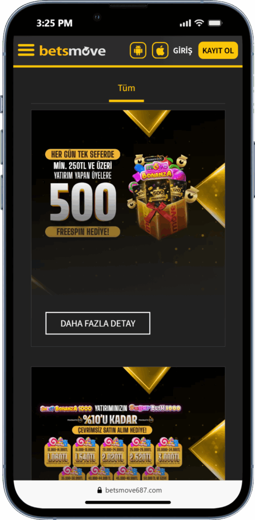 Betsmove Bonusları