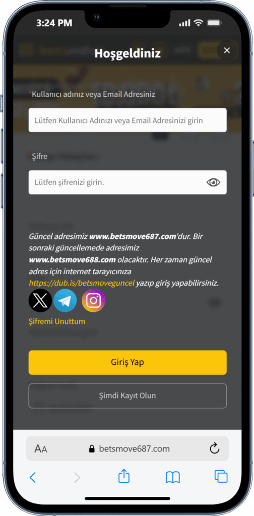 Betsmove Giriş